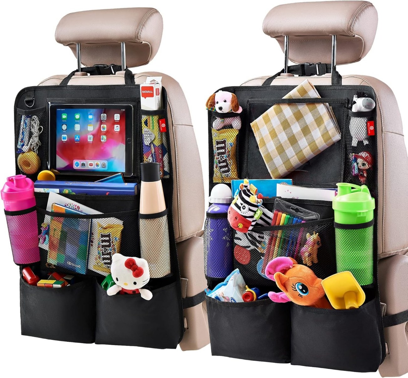 Give backseat essentials a dedicated place