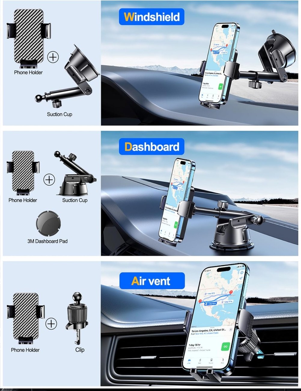 Adjustable Car Phone Mount