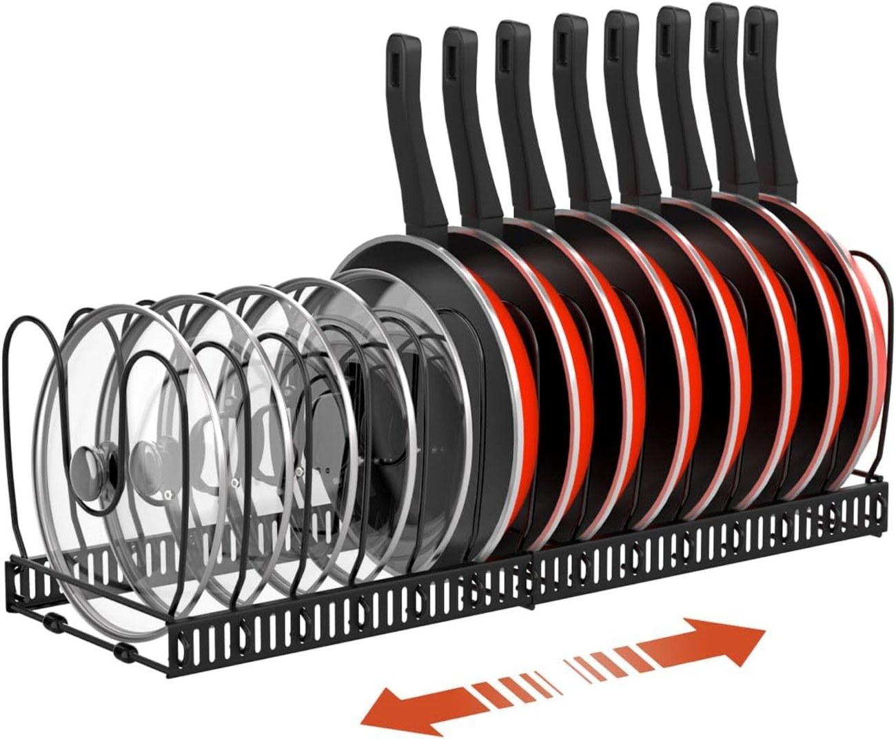 Expandable Pot & Pan Organizer for Neat Kitchen Cabinets